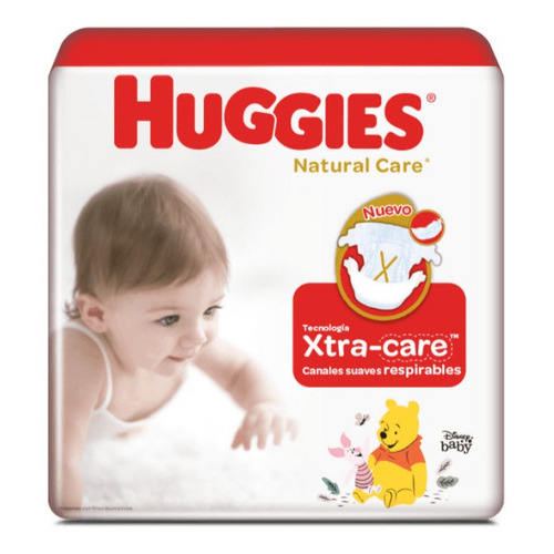 Pañales Huggies Natural Care sin género M