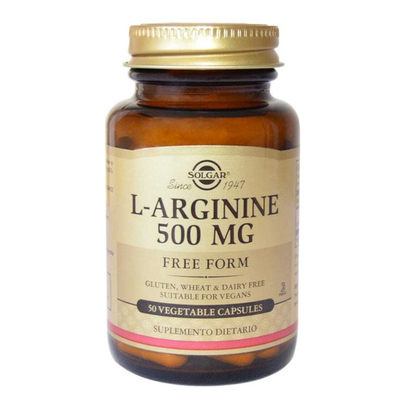 L-arginine Solgar 500mg X 50 Capsulas