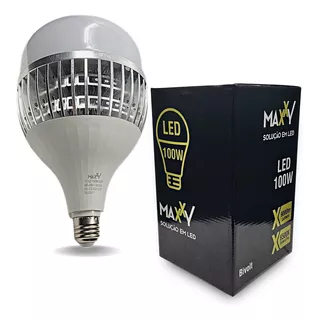 Lâmpada Ultra Led Bivolt Alta Potência E27 Bulbo 100w 6500k Cor Da Luz Branco-frio 110v/220v