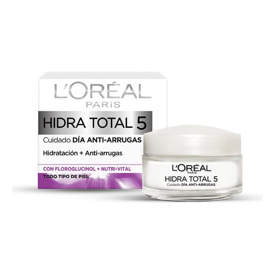 Crema Humectante L'oréal Paris Hidra total 5 Antiarrugas 50ml Tipo de piel Todos