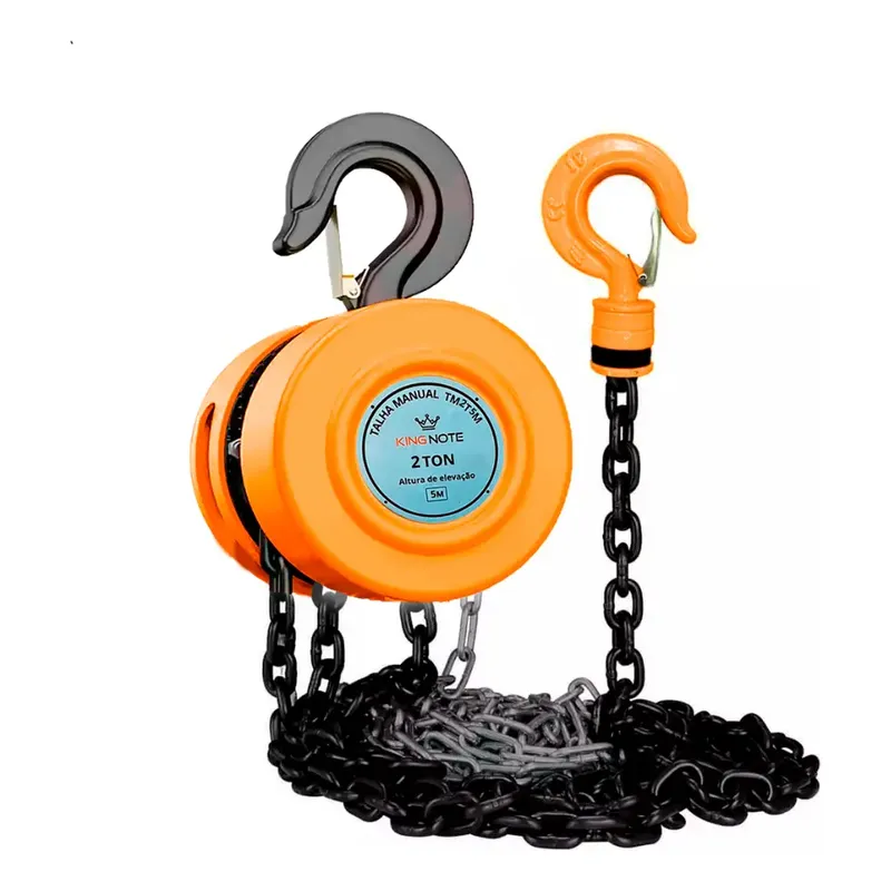 Talha Manual King Note 2 Ton Corrente 5 Metros Freio Duplo