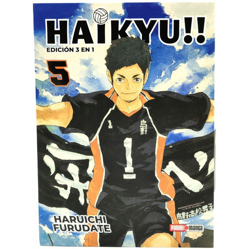 Haikyu: Haikyu!! (3 In 1), De Haruichi Furudate. Serie Haikyu!! Vol. 5, Editorial Panini, Tapa Blanda En Español, 2022