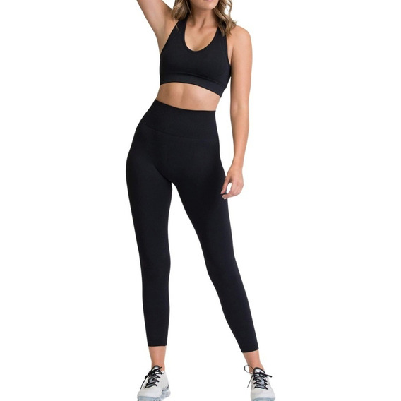 Leggins Levanta Gluteos + Bra Conjunto Licra Deportivo Mujer