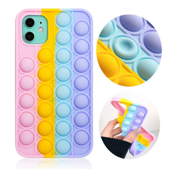 Funda Pop Rainbow Compatible Para iPhone 12 Mini