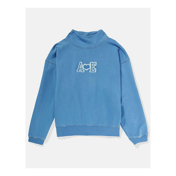 Ae Sweatshirt Con Cuello Alto Y Logotipo