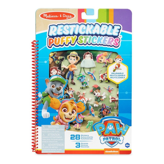 M&d Pad Stickers Puffy Reutilizables Paw Patrol - Jungla