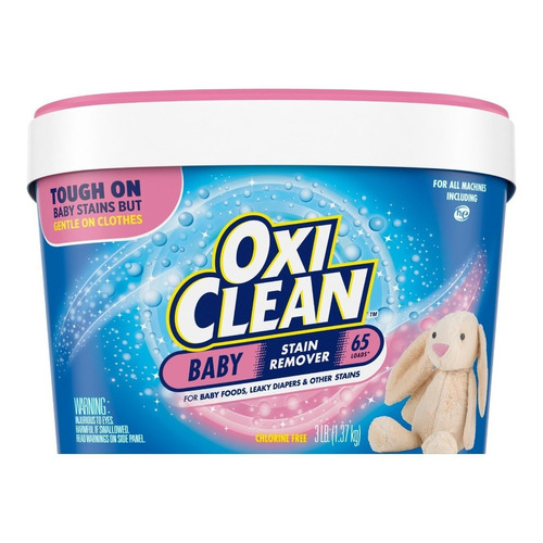 Oxiclean Quitamanchas Y Olores Para  Ropa De Bebe 1.36 Kg