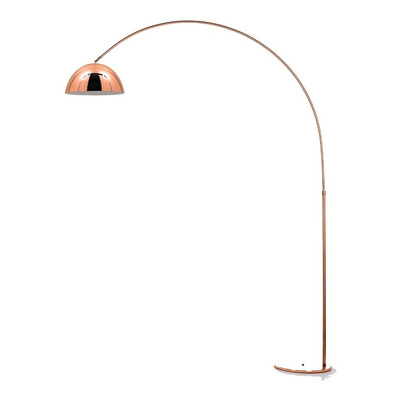 Lampara De Pie Arco Large Cobre Moderna Apto Led Luz Desing