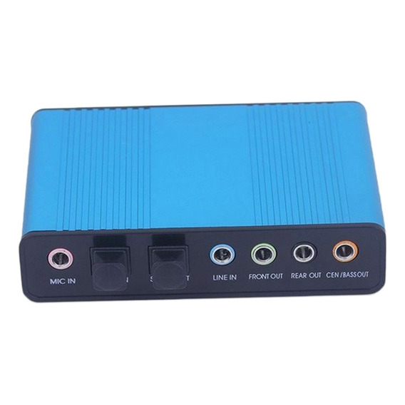 Tarjeta De Sonido Externa Usb 5.1 Sonido Envolvente Audio Óp