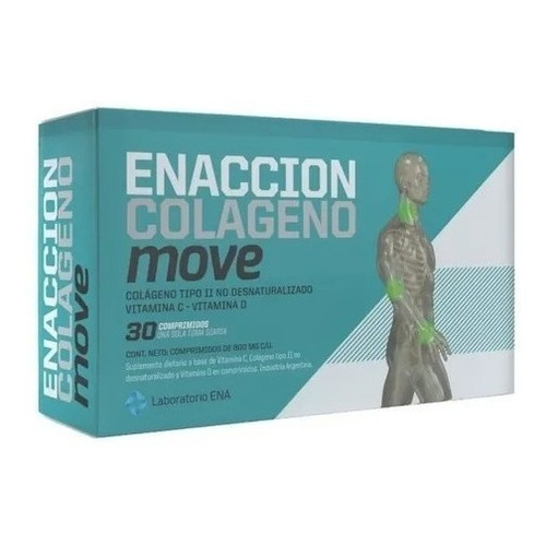 Enacción Colágeno Move X 30 Comp. Ena Sabor Sin sabor