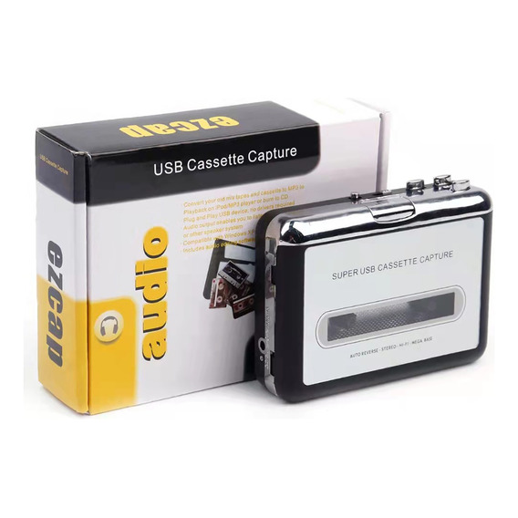 Usb Cassette Player Cinta Portátil Convertir Cinta De Reprod