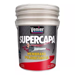 Pintura Techos Supercapa Membrana Poliuretánica Venier 20 Kg