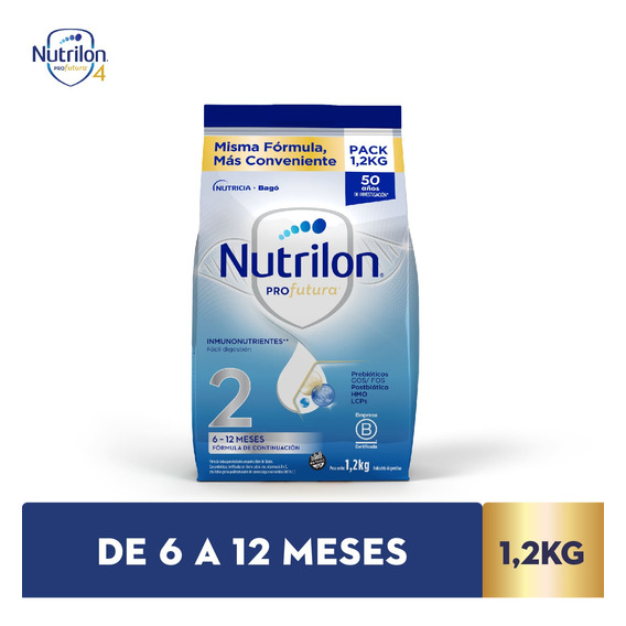 Nutrilon Profutura 2: Leche Infantil En Polvo 1.2kg: 1 Pouch