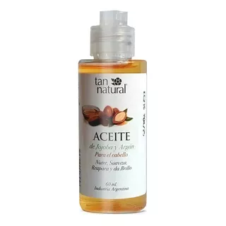 Tan Natural Aceite Cabello Jojoba Y Argan 60ml