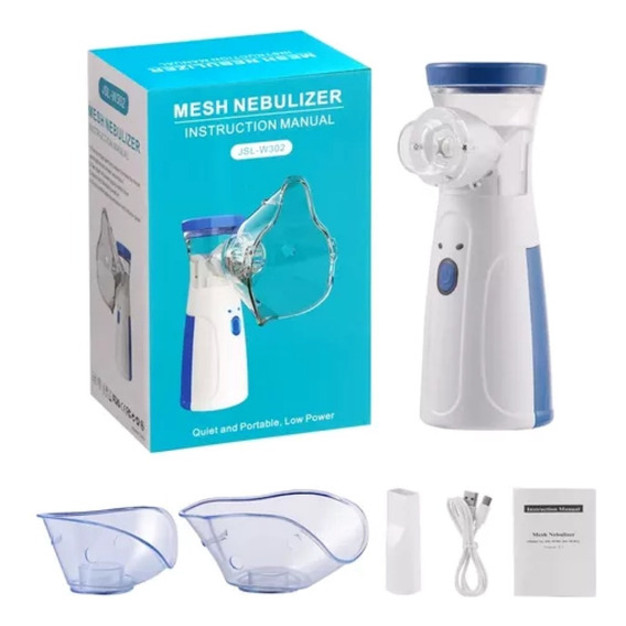 Nebulizador Mesh Portatil Inhalador Niños Adultos Recargable