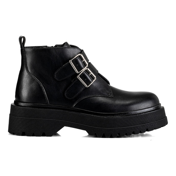 Botin Negro Casual Mujer Weide Rt02