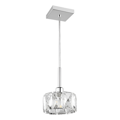 Colgante 1 Luz Mery Cristal Apto Led G9 Deco Moderno Pal
