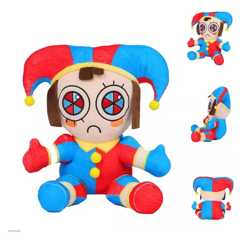 28 Cm Pomni- Muñeco De Peluche The Digital Circus1pcs Color Azul