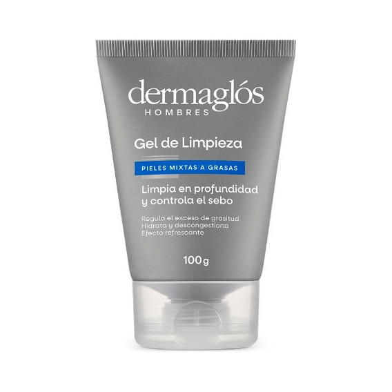 Gel De Limpieza Dermaglós Hombres Refrescante X 100g