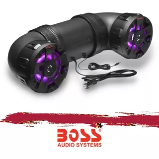 Bocina Sonido Atv Cuatrimoto 8 Pulgadas Marina Bluetooth Aux