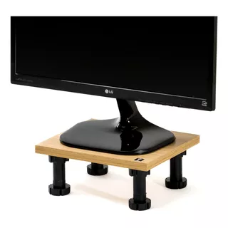 Soporte De Monitor Elevador Escritorio Pc Regulable Eco