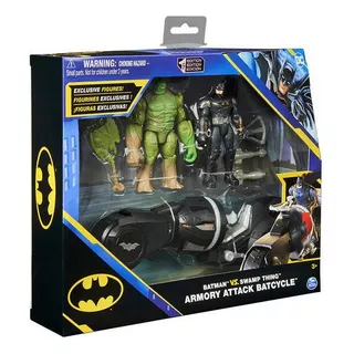 Bat Tech Batimoto C/fig Batman Vs Swamp Thing Int 67811m Dc