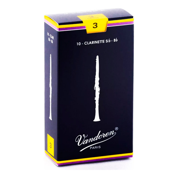 Cañas Clarinete Bb Vandoren Tradicional Caja X10 