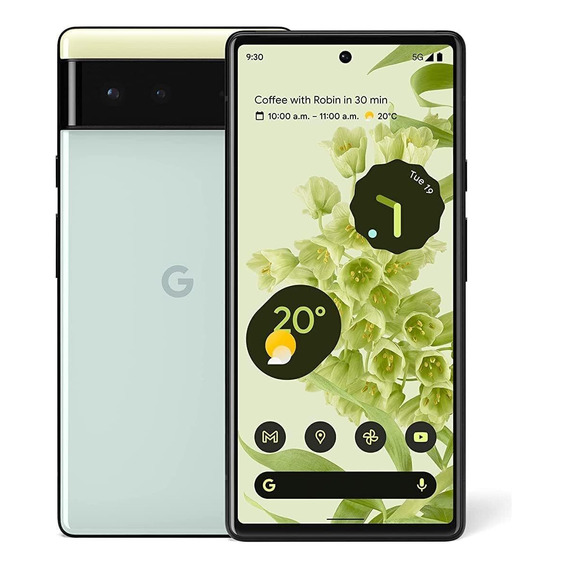 Google Pixel 6 128gb 8gb Ram Sorta Seafoam