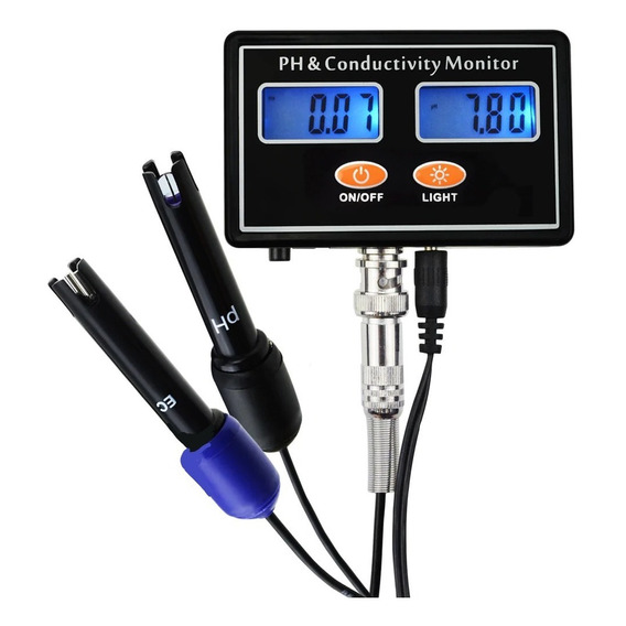 Medidor Controlador Conductividad Ec Ph Monitor Digital Full