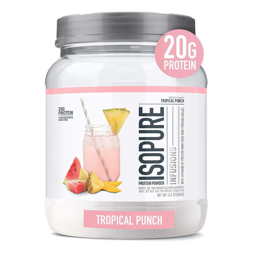 Proteína Infusión Isopure Infusions Sabor Ponche 400g