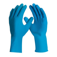 Luva Multiuso Para Limpeza Danny Silver Grip Azul Da360