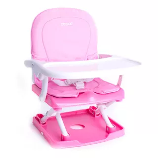 Cadeira De Refeição Bebe Infantil Portátil Pop Rosa Cosco 