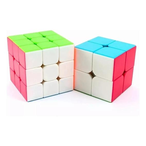 Cubo Rubik Qiyi 2x2 Qidi S +3x3 Warrior W Stickerless