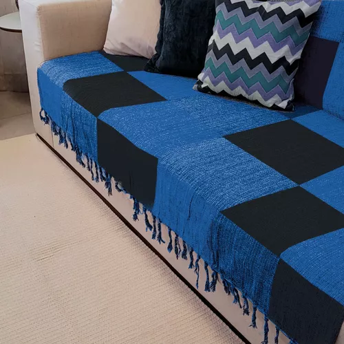 Kit de 2 mantas para sofá decorativo grande de Lisa Handmade Luxury Color  Rust