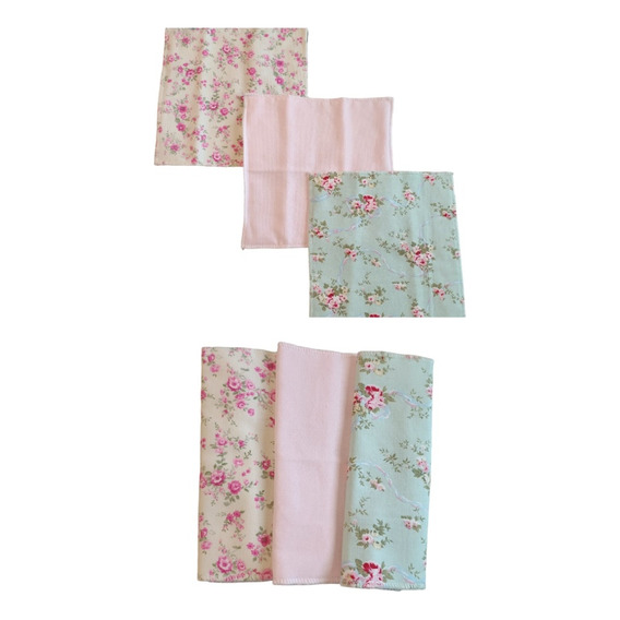 Set 3 Babitas Bebe Estampadas/lisas Con Toalla Absorbente