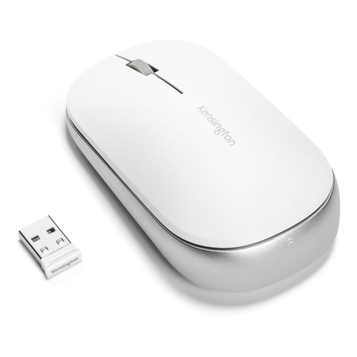 Mouse Inalambrico Dual Bluetooth Usb Rf Kensington Suretrack Color Blanco