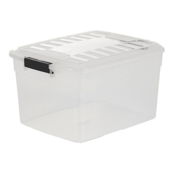 Caja Organizadora Plastica Apilable C/ Tapa 15 Lt Colombraro