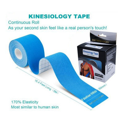 Banda Venda Cinta Kinesiologica Kinesiotape Fitness 5cmx5m