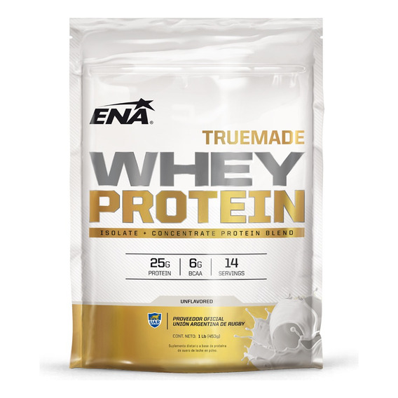 Ena True Made Whey Protein Sabor Neutro 1 Lb (453 G) Sabor Sin sabor