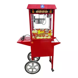 Máquina De Popcorn Con Coche Canchita Palomita De Maíz Nueva