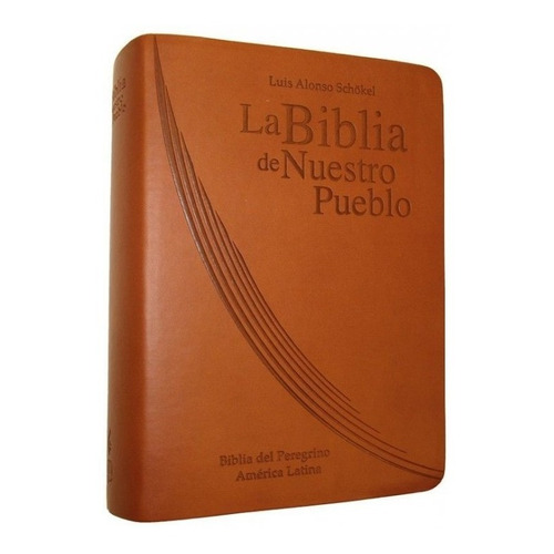 Biblia De Nuestro Pueblo Popular Piel  Marrón 