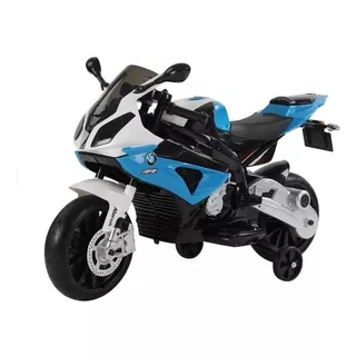 Moto Electrica A Bateria Bmw S 1000rr Pista 12v Cuero Goma