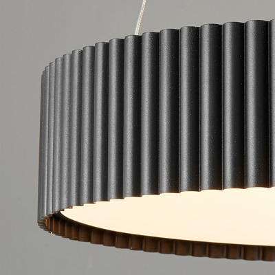 Colgante Led Zumo L 61cm Negro Dimerizable Diseño Moderno