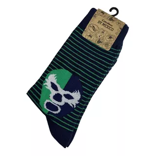 Dúo De Calcetines Personalizados Máscara Luchador Shishitas