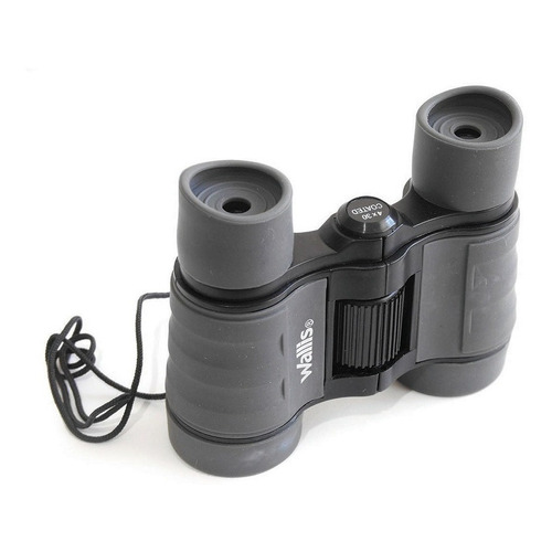 Binocular Kids Tipo Tejado Enfoque Central 4 X 30mm Wallis Color Gris
