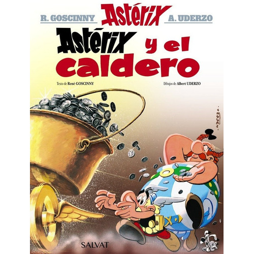 AstÃÂ©rix y el caldero, de Goscinny, René. Editorial Bruño, tapa dura en español