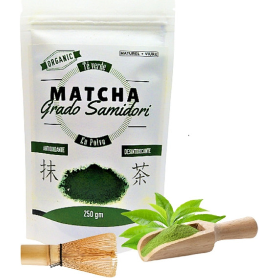 Té Verde Matcha Grado Samidori  Sabor Intenso, 100% Puro