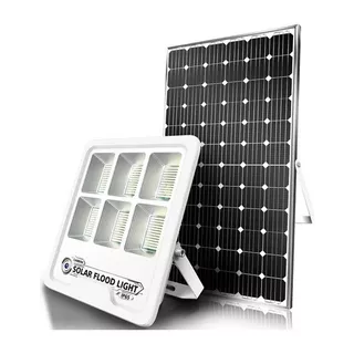 Reflector Solar Led 100w+cámara Wifi+control Remoto+sensor