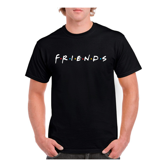 Polera Hombre Estampado Friends