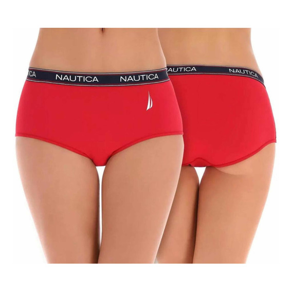 Panties Náutica Hipster 3pz Calzones Todas Las Tallas